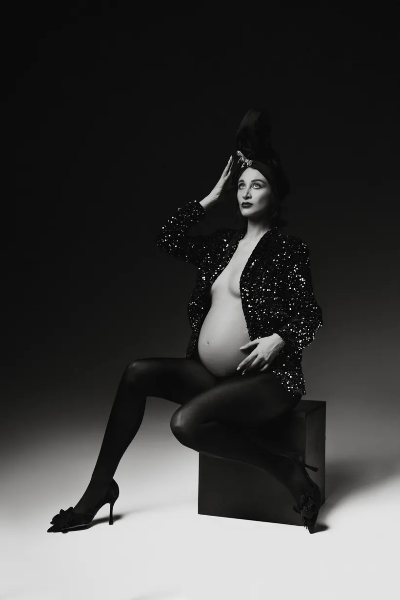 Fotografia di maternità in studio